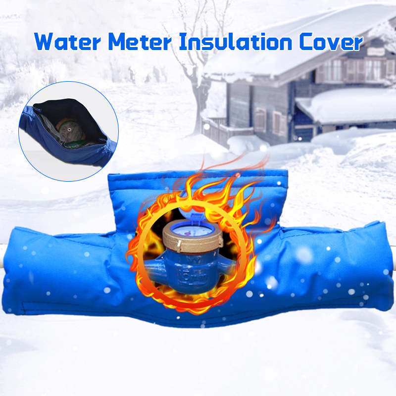 Pipe Freeze Spray - 1/3pcs Dubbelzijdig Watermeter Isolatie Cover Weerbestendig