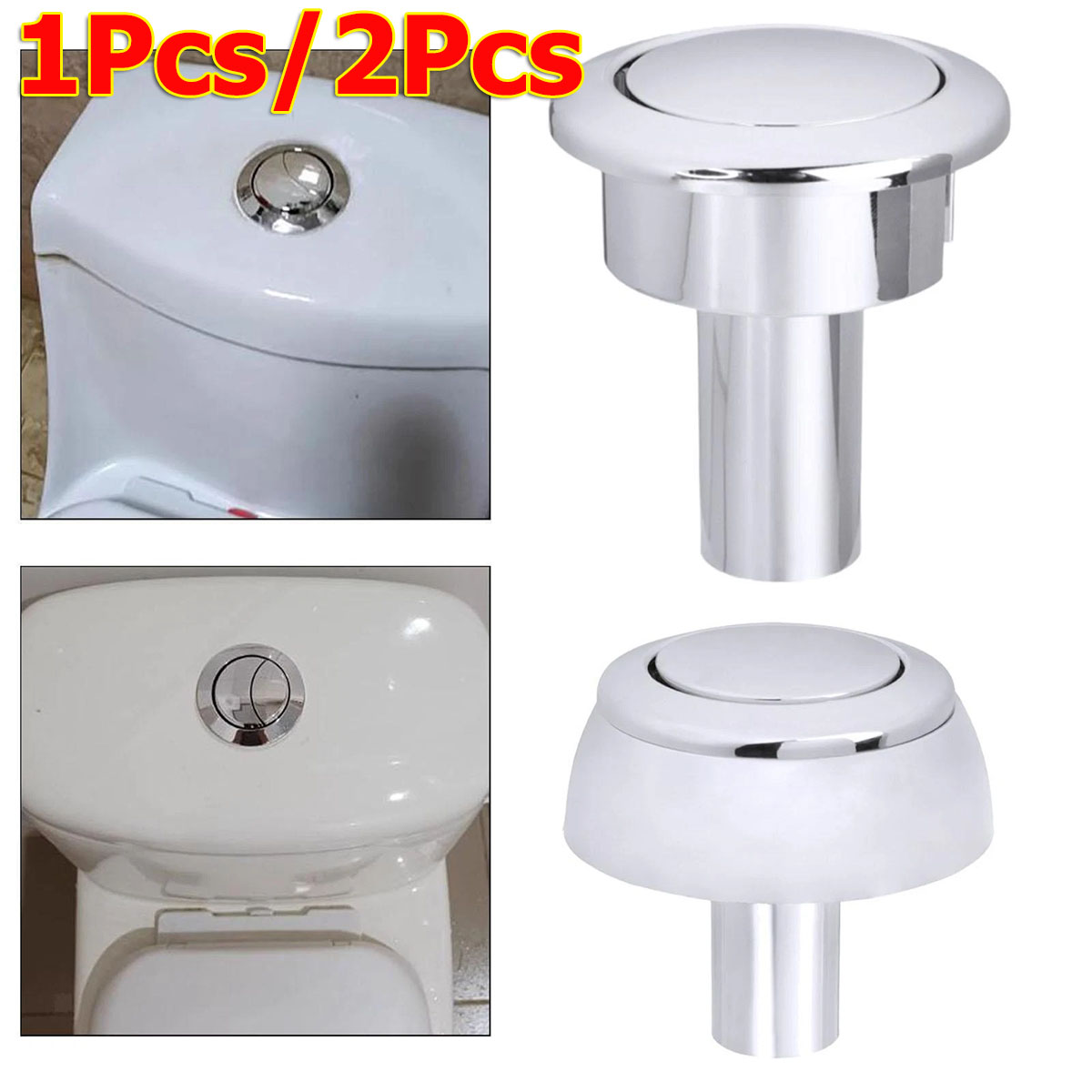 Toilet Fill Valve - 1 Stuks/2 Stuks 48mm Toilet Enkelvoudige