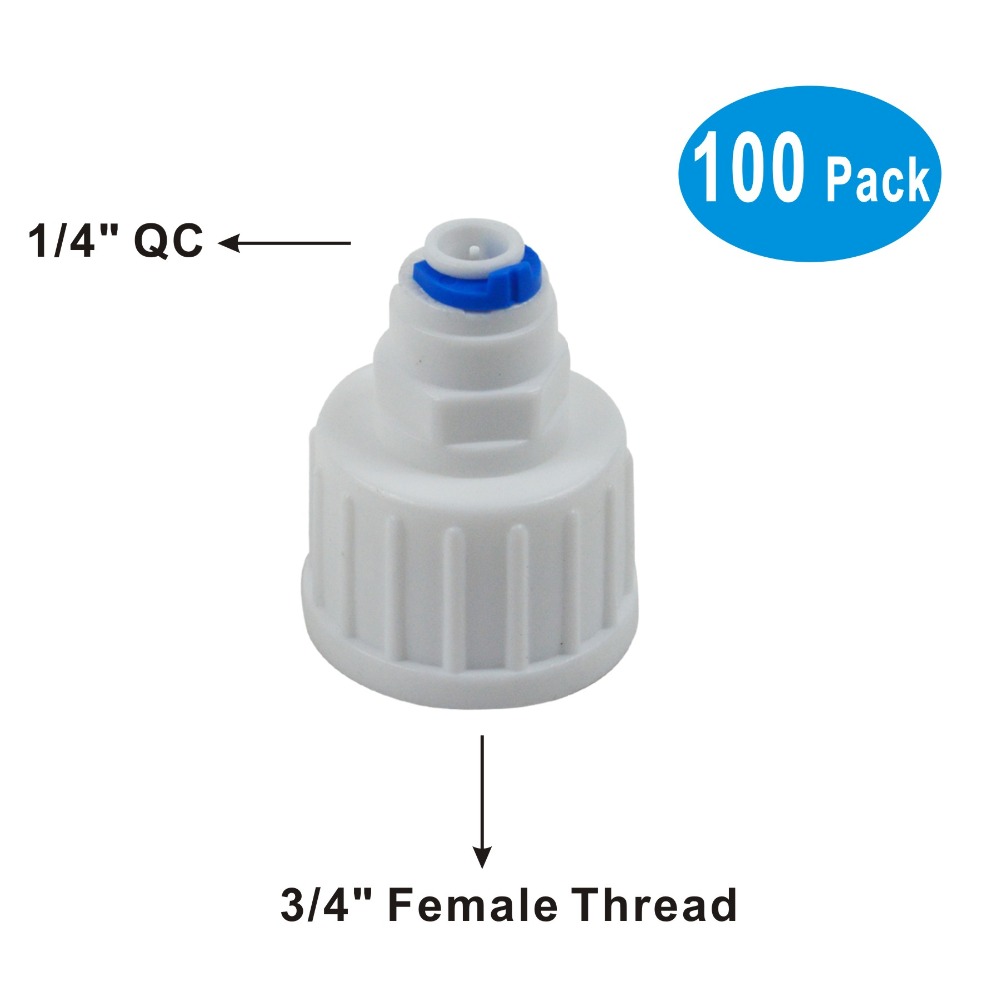 100 PACK Feed Water Aansluitfi - Push Fit Connector recensie en prijs
